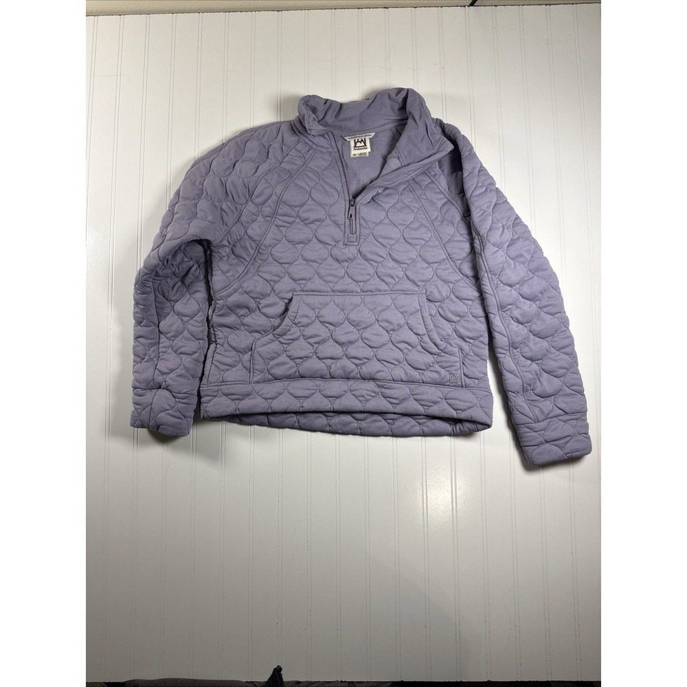 Avalanche Outdoor Supply Company Quilted Lilac Puffer Jacket Sweatshirt Sz Med